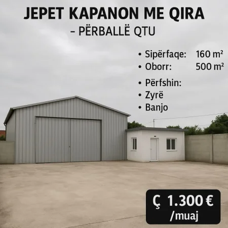 Tirane, jepet me qera magazine Kati 0, 160 m² 1.300 € (PERBALLE QTU)