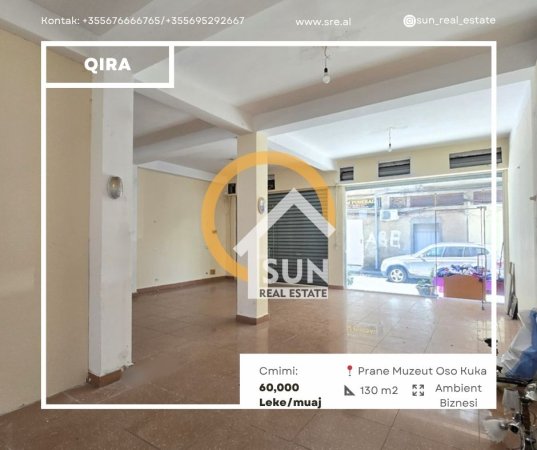 Shkoder, jepet me qera ambjent biznesi Kati 0, 130 m² (RR. HYSEN LOHJA)