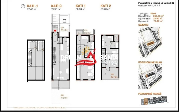 Tirane, shitet Vile 3 Katshe Kati 3, 344 m² 650.000 € (PICCADILLY RESIDENCE ,TEG)