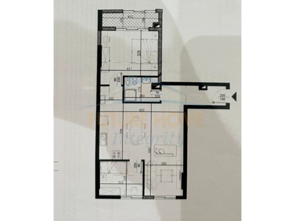 Tirane, shitet apartament 2+1 Kati 3, 97 m² 140.000 € 