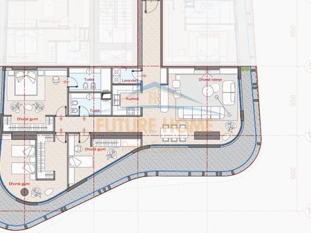 Tirane, shitet apartament 3+1 Kati 3, 167 m² 54.750.000 € 