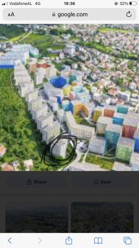 Tirane, jepet me qera apartament 2+1+Ballkon Kati 8, 500 €