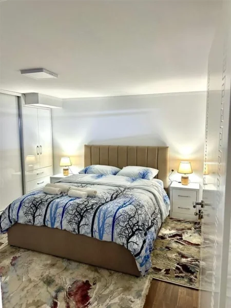 Tirane, jepet me qera apartament duplex 1+1 Kati 1, 60 m² 550 € (rruga e kosovareve)