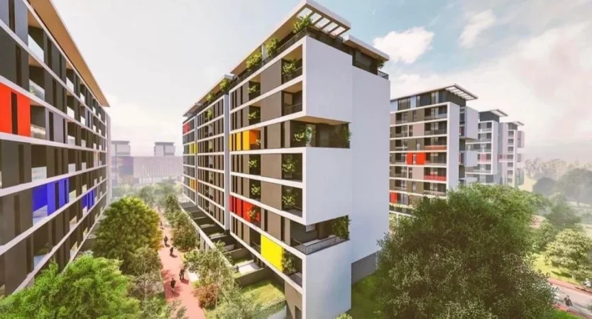 Tirane, shitet apartament 2+1 , 94 m² 80.000 € (univers city)