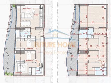 Tirane, shitet apartament 3+1+Ballkon Kati 3, 170 m² 339.500 € 