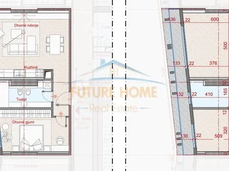 Tirane, shes apartament 1+1+Ballkon Kati 10, 94 m² 187.000 € 