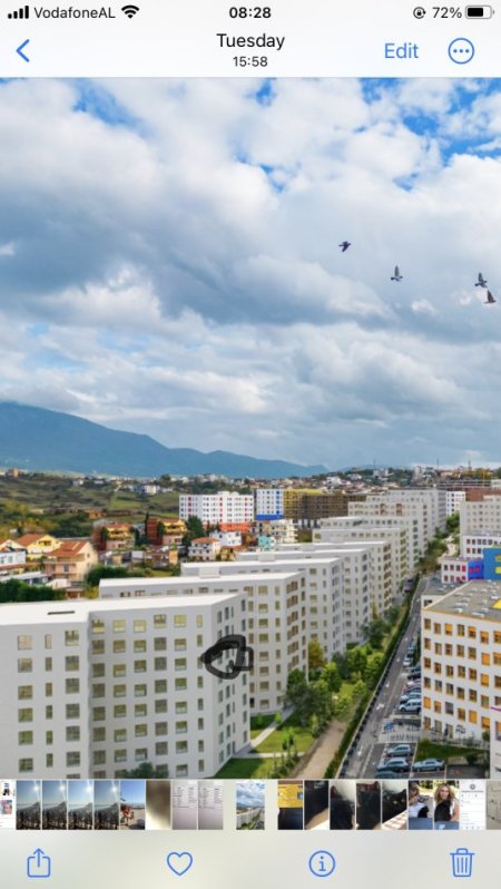 Tirane, jepet me qera apartament 2+1+Ballkon Kati 8, 500 €