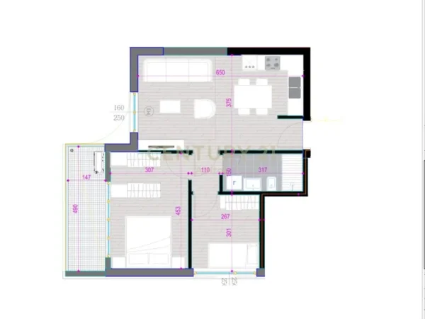 Tirane, jepet me qera zyre Kati 7, 81 m² 1.150 € 