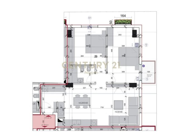 Tirane, shes apartament 2+1+Aneks+Ballkon Kati 3, 96 m² 167.825 € 