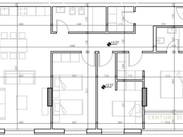 Tirane, shes apartament 3+1+Aneks+Ballkon Kati 1, 134 m² 254.000 € (BLIN RESIDENCE)