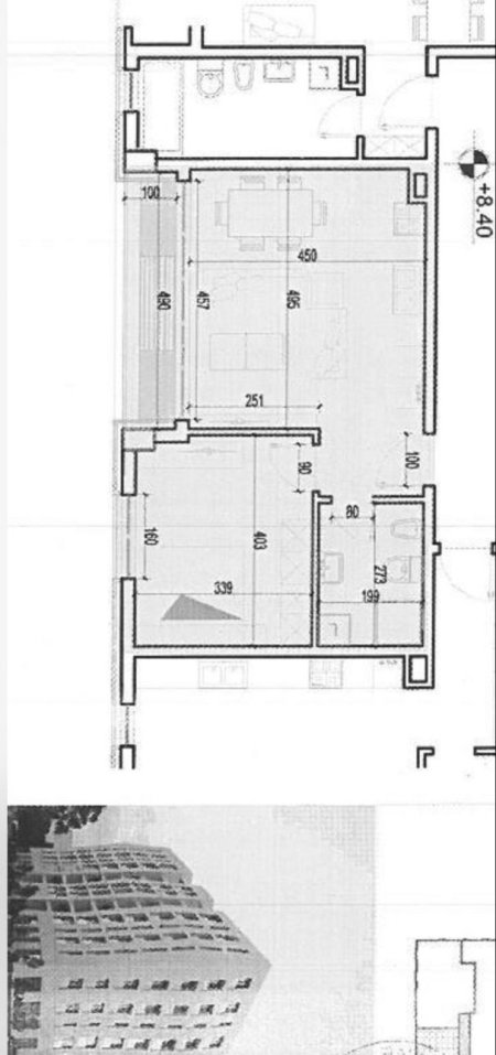 Tirane, shitet apartament 1+1 Kati 3, 65 m² 68.000 Euro (Rr. Xhanfize Keko)