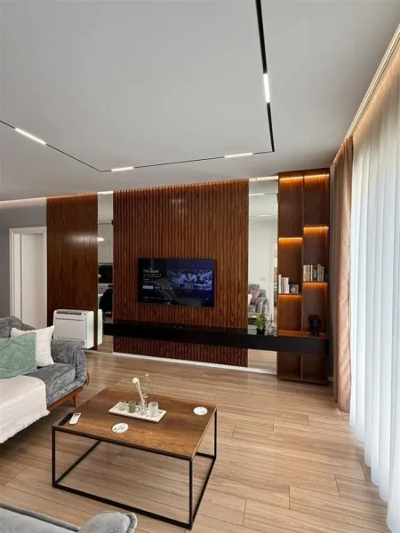Tirane, jepet me qera apartament 2+1+Ballkon Kati 2, 95 m² 900 € (Kompleksi FZ)
