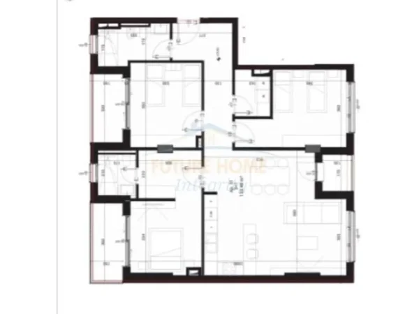 Tirane, shitet apartament 3+1 Kati 3, 157 m² 299.269 € (Park Houses Residence)