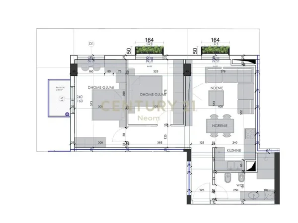 Tirane, shitet apartament 2+1+Aneks+Ballkon Kati 1, 93 m² 163.100 € (Neom118579)