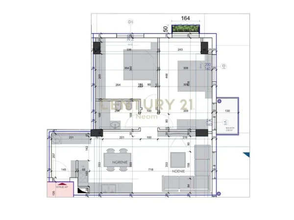 Tirane, shitet apartament 2+1+Aneks+Ballkon Kati 1, 92 m² 161.175 € (Neom118582)