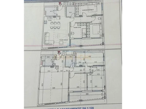 ,SHITET ME MUNDESI KREDITIMI ALI DEM shitet apartament 3+1 Kati 6, 131 m² 225.000E (ISH MARKATA ALI DEM)