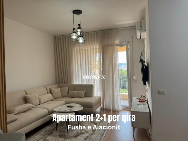 Tirane, jepet me qera apartament 2+1+Ballkon Kati 2, 105 m² 750 € (Fusha e Aviaionit)