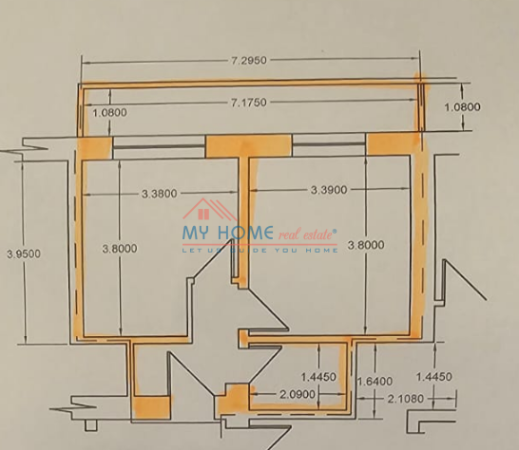 Tirane, shitet apartament 1+1+Ballkon Kati 5, 48 m² 137.000 € (Rruga e Kavajes)