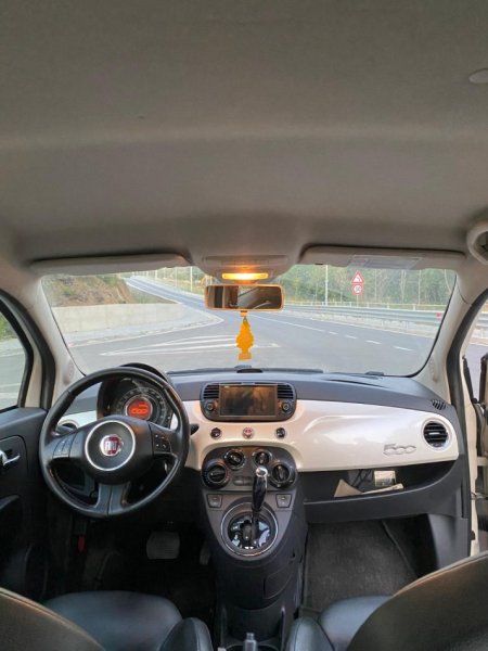 Tirane, shes makine Fiat 500 Benzin, e bardhë automatik Kondicioner 175.001 km 4.800 €