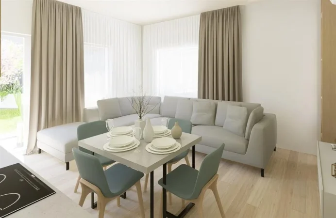 Tirane, jepet me qera apartament 1+1+Ballkon Kati 2, 55 m² 950 € (KODRA E DIELLIT)