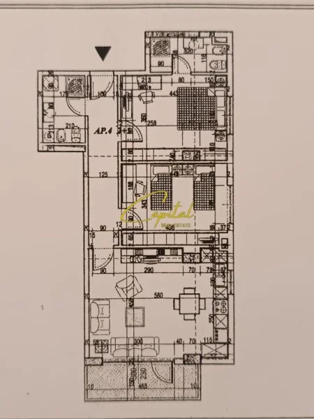 Tirane, jepet me qera apartament 2+1 Kati 2, 94 m² 750 € (ALI DEMI)