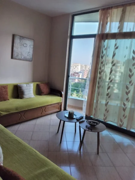 Jepet me qera apartament 1+1 Kati 9, 60 m² 45 € (Rr. F.Zaimaj, Zona 24, Shkembi i Kavajes, Durres)