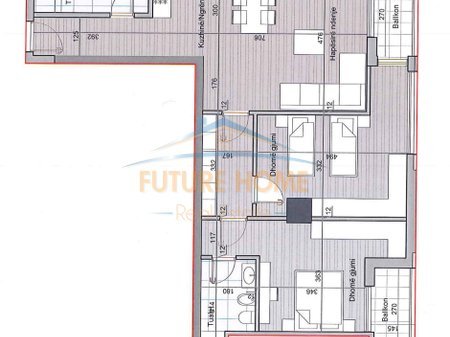 Tirane, shitet apartament 2+1 Kati 9, 139 m² 29.400.000 € 