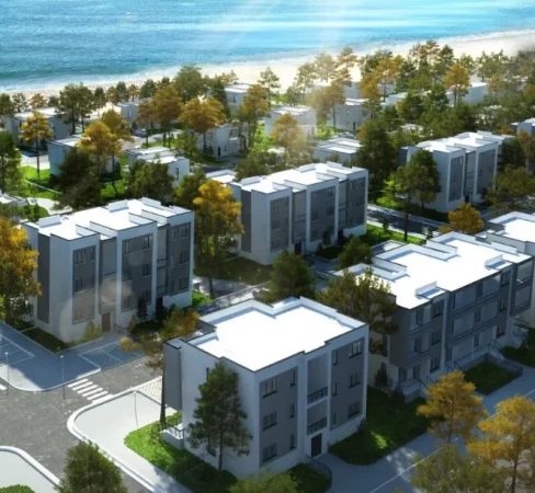 Në shitje, Apartament 1+1 "VALA MAR Residences", Gjiri i Lalzit, 200,000€