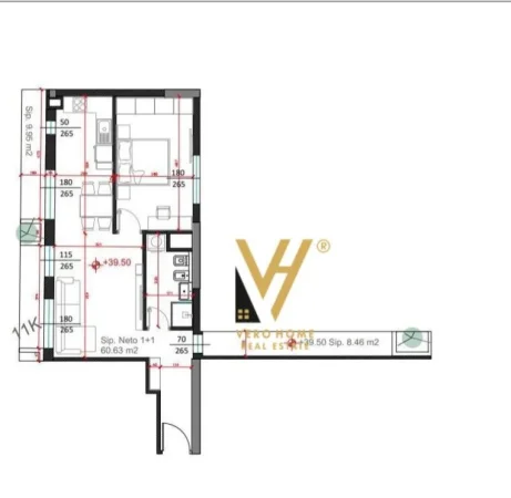 Tirane, shitet apartament 1+1+Ballkon Kati 11, 88 m² 140.000 € (FUSHA E AVIACIONIT)