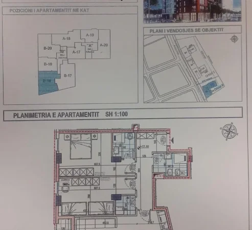 Tirane, shitet apartament 2+1 Kati 5, 113 m² 182.000 € (BULEVARDI RI)