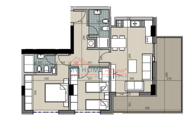 Tirane, shitet apartament 2+1+Ballkon Kati 1, 115 m² 115.690 € (Univers City)