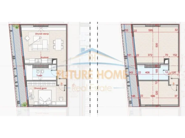 Tirane, shitet apartament 1+1+Ballkon Kati 7, 94 m² (Rezidenca Top Seven Tower)