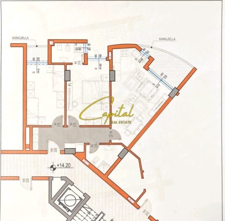 Tirane, shitet apartament 2+1 Kati 6, 99 m² 125.000 € (ASTIR)