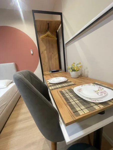 Tirane, jepet me qera garsonier 1+1 Kati 0, 54 m² 900 € (BULEVARDI ZOGU I PARE)