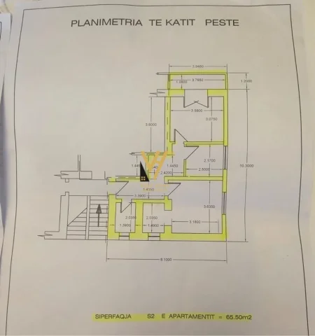 Tirane, shitet apartament 2+1+Ballkon Kati 5, 65 m² 173.000 € (RRUGA E KAVAJES)