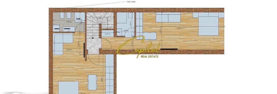 Tirane, shitet apartament 4+1 Kati 2, 152 m² 532.000 € (STADIUMI DINAMO)