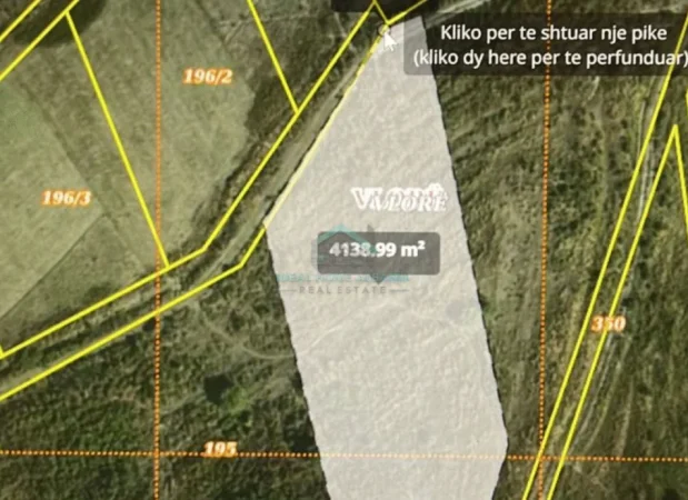 Vlore, shitet truall , 4.266 m² (ORIKUM-PRANE RRUGES KRYESORE)