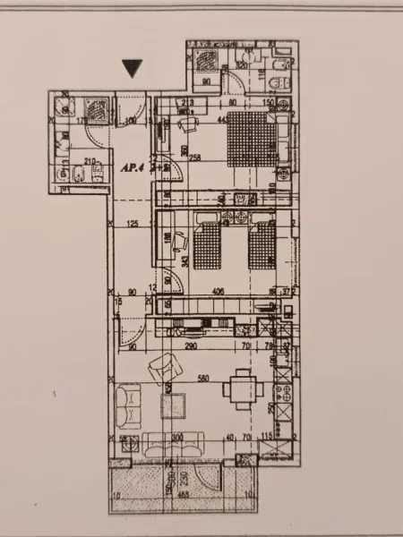 Tirane, jepet me qera apartament 2+1 Kati 2, 94 m² 600 € (ali demi)