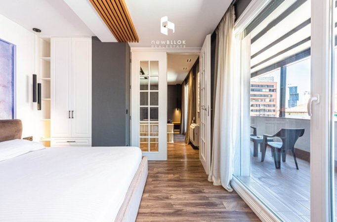 🟢 SHITET | LUXURY APARTAMENT NË QENDËR TIRANE  || 2+1+2WC &  Verandë 33 m² + Garazhd Privat me Qira (📍 Vetëm 40 metra nga Toptani Center)  || *2660€/m²*  (320,000€)