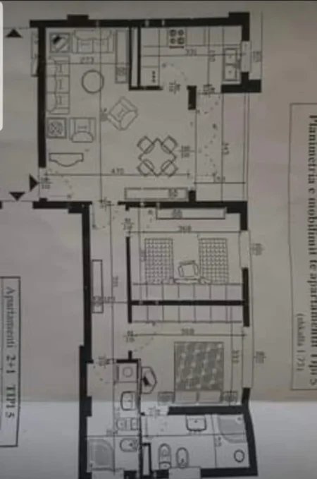 Tirane, shitet apartament 2+1+Ballkon Kati 7, 100 m² 179.000 € 