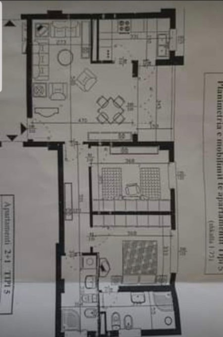 Tirane, shitet apartament 2+1 Kati 7, 100 m² 179.000 € (Bulevardi Bajram Curri)