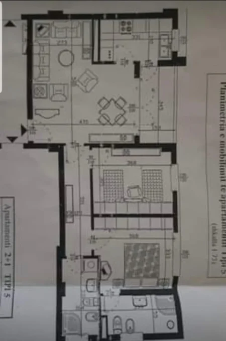 Tirane, shitet apartament 2+1 Kati 7, 100 m² 179.000 € (Bulevardi Bajram Curri)