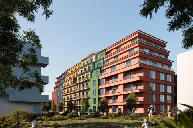 Golem, shitet apartament 1+1 Kati 4, 57 m² 88.300 € (ID: 530561001-147)