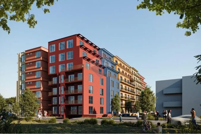 Golem, shitet apartament 1+1 Kati 4, 57 m² 88.300 € (ID: 530561001-147)