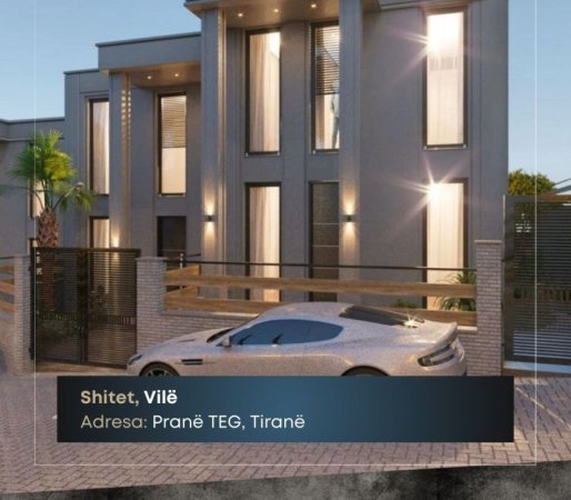 Tirane, shitet Vile 3+1 Kati 2, 210 m² 465.000 € (Pranë TEG, Tiranë, TT 1493)