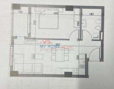 Tirane, shitet apartament 1+1+Ballkon Kati 4, 63 m² 76.000 € (Paskuqan)