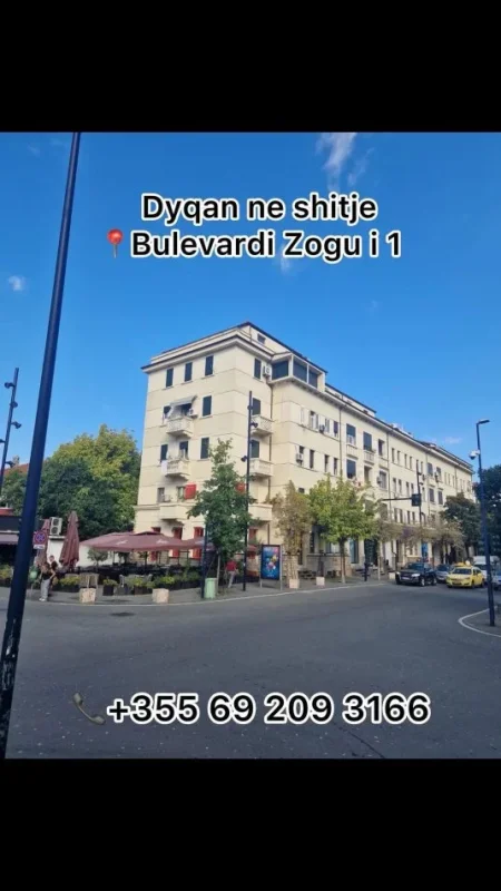 Tirane, shitet dyqan Kati 0, 61 m² (Bulevardi Zogu i 1)