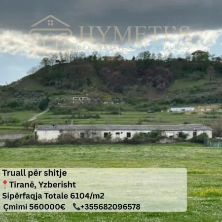 Tirane, shitet truall , 5.104 m² 560.000 € (Yzberisht)