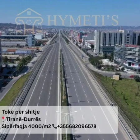 Tirane, shitet toke , 4.000 m² (Autostrada TR-DR)
