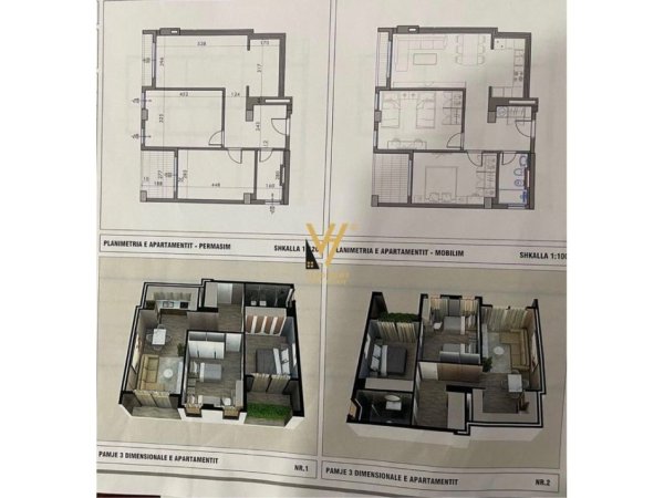 Tirane, shitet apartament 1+1+Aneks+Ballkon Kati 2, 90 m² 135.000 € (FRESKU)